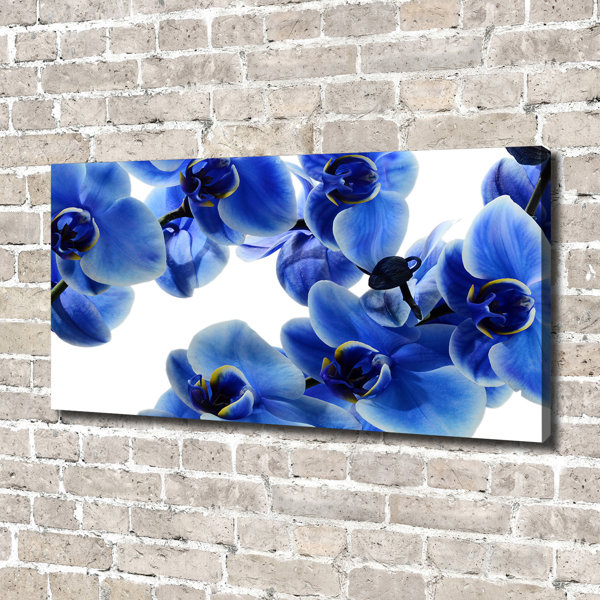 Ebern Designs Blue Orchid Unframed Art Prints on Canvas Wayfair.co.uk